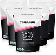 Organic Camu Camu Powder, 17.5 Oz (5 Pack) - Raw | Natural Vitamin C | Immune Support