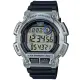【CASIO 卡西歐】運動風潮數位電子腕錶/黑x銀框(WS-2100H-1A2)