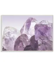 Stupell Amethyst Crystal Mountains Close Up Photograph II by Daphne Polselli