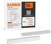 [KAMSIN] 30 Gauge V Nails 10.3mm Head Diameter Hard Wood Type V Nails 7mm Length for V Nail Gun Picture Frame Joiner Pneumatic Air Power Joining Nail Gun 4,000 PCS/Box