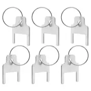 6 Pcs Paper Towel Dispenser Key Compatible Restroom Toilet Tissue