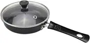 CLSSLVVBN Portable Camping Egg Pan Non Stick Mini Frying Pan with Heat Resistant Handle Suitable for Stove Induction Hob Pans