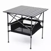 UnbrandedCamping Table 27" Outdoor Lightweight Aluminum Folding Square Handbag