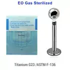 EO Gas Sterilized Titanium G23 Labrets Tragus Lip Bar Cartilage Piercing 1.2mm
