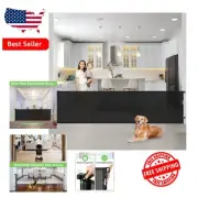 Extra Wide 90 Inch Retractable Baby Gate - Safe Barrier for Indoor/Outdoor Use