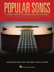 Popular Songs Sheet Music for Easy Classical Guitar Guitar Solo Book 000130239