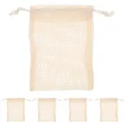 5Pcs Sisal Soap Pouch Exfoliating Soap Bag Mesh Soap Bag Sisal Saver Bag