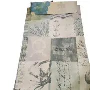 New Beach Sigrid Olsen Coastal Sealife Anchor Fabric Table Runner 15 X 90