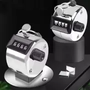 4 Digit Number Mini Portable Manual Press Tally Counter with Mechanical Button