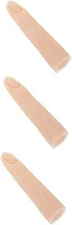 CRILSTYLEO Fake Finger Silicone Nail Practice Finger Realistic Bendable Mannequin for Acrylic Nail Art for Beginners and Professionals Comfortable Texture