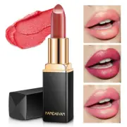 Shiny Metallic Lipstick Pearlescent Color Temperature Change Lipstick Gilt Lipst