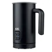 Coffee Culture 300ml Electric Milk Frother Stainless Steel Foamer Jug Black