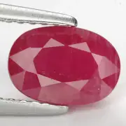 1.44 Ct. Top Natural Quality Red Unheated Ruby Gemstone WITH GLC CERTIFY