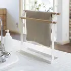 Towel Rack Rags Countertop Towel Stand for Washrooms Laundry Rooms Bathroom
