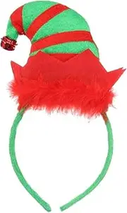 Christmas Plush Headbands Xmas Bell Hat Hair Hoops Headwear Best Christmas Costume for Carnival Party
