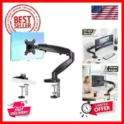 Single Monitor Mount, Adjustable Monitor Stand for 15 to 27 inch Screens, VES...