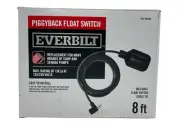 Everbilt Piggy Back Float Switch for Sump and Sewage Pumps EBFSWPB