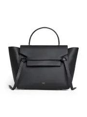 Celine Mini Belt Bag in Grained Calfskin in Black