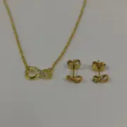 pandora Gold Sparkling Infinity Set