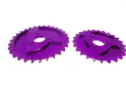 QUARTER MIDGET-GO KART-GO CART-SPROCKETS (2)PURPLE-RACING-DIRT-ASPHALT-SHIFTER