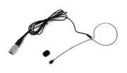 Single Earhook Headset Mic w/ 4 pin mini XLR for Audio-Technica Wireless **NEW**