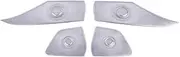 Compatible for Hyundai -Elantra -CN7 2021 2022 2023 Car Accessories 4PCs Car Door Audio Speaker Decor Cover Loudspeaker 3D Trim Sticker(Silvery)