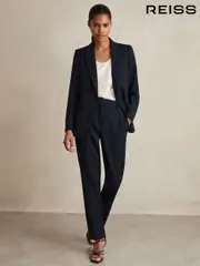 Reiss Navy Gabi Slim Fit Suit Trousers (N74854) | $195