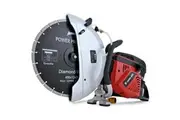 BAUMR-AG 400mm Professional Concrete Demolition Saw 94cc 2-Stroke, Wet and Dry Demo Cutting, 16' Diamond Blade, Anti-Vibration System