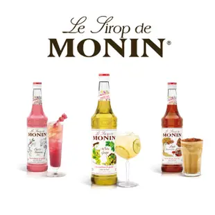 開元食品 Monin糖漿-咖啡推薦使用口味(焦糖+榛果+香草+愛爾蘭)700ml4入組