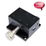 X Axis Manual Dovetail Trimming Platform Linear Gear Sliding Stage Table 40*60mm