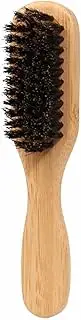 Boar Bristles Beard Brush - Mustache Comb, Beard Grooming Tool, Hair Detangling Brush | Smoothing Beard Brush for Mustache, Portable Travel Grooming Kit, Beard Care Brush for Men’s Facial Hair