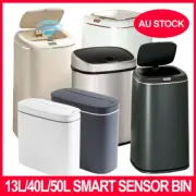 Smart Trash Bin Automatic Motion Sensor Bin Stainless Steel Kitchen Slim Rubbish