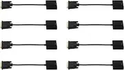 8X DVI to VGA Adapter Cable 1080P DVI-D to VGA Cable 24+1 25 Pin DVI Male to 15 Pin VGA Female Video Converter