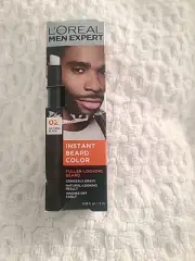 L'Oreal Men Expert Instant Beard Color #02 Natural Black Damaged Box Sealed/ New