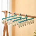 Plastic Sock Laundry Airer Hanger Non-slip Clothes Drying Rack for Home