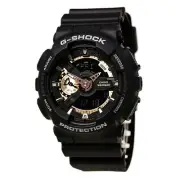Casio GA110RG-1 Men's G-Shock Tough Analog & Digital Black Dial Dive Watch
