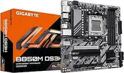 GIGABYTE B850M DS3H AMD AM5 LGA 1718 Motherboard, mATX, DDR5, 2X M.2, PCIe 5.0, USB-C, 2.5GbE LAN, EZ-Latch, 5-Year Warranty
