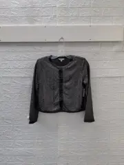 New Lucky Brand Women's Sequin Jacket Sz M