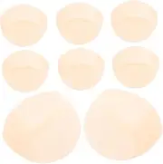 [Hoement] Bra Pads 8 Pack Sports Bra Padding Inserts Foam Pads Non-slip Lightweight and Breathable