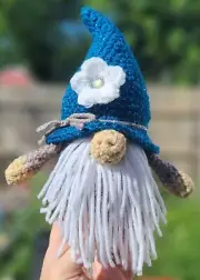 Crochet Gnome Amigurumi Cute Plushie Handmade OOAK
