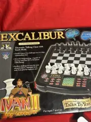 Excalibur Ivan II The Conqueror Electronic Talking Chess Checkers Game NEW
