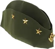 [LIFKOME] Berets Hat Straw Bucket Hats for Women Captain Sailor Hat Summer Hats for Men Captains Hat Marine Admiral Hat Decor Hat Women Army Hat Women's Hats & Caps Sailor Dance Hat Green