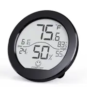Indoor Temperature & Humidity Meter, LCD, Accurate - TH1 Hygrometer Thermometer
