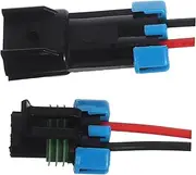 Gatuida 2pcs Electrical Connector Plug Kit Pin Male Female Connectors with Wire for Car Truck Motorcycle Use Reliable Automotive Replacement Splices