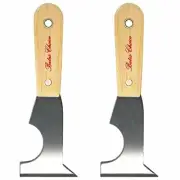 Multipurpose Stainless Steel Blade Putty Knife Paint Scrapers (2pk)