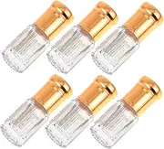 CALLARON 6Pcs Essential Oil Roll Bottles Portable Perfume Containers with Balls for Travel Leak Design for Storing Fragrances and Oils