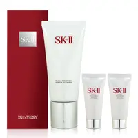 在飛比找PChome24h購物優惠-SK-II 全效活膚潔面乳 120g+全效活膚潔面乳 20g