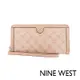 福利品 NINE WEST KYELLE 經典手掛式長夾-LOGO粉