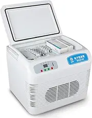 Portable Medication Refrigerator 12L Mini Insulin Cooler Freezer Drug Vaccine Fridge Constant Temperate Box Suitable for Car Home Travel Camping Picnic,White
