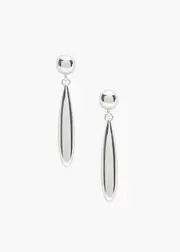 [Taking Shape] Taking Shape Shiny Post Earrings in Silver - Women's Accessories Silver